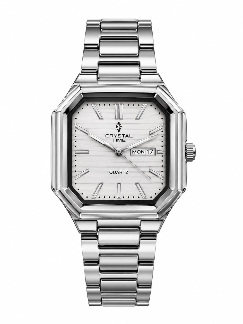 Cristal Square Daydate Watch