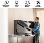 Flexible Microfibre Long Rod Grey Duster