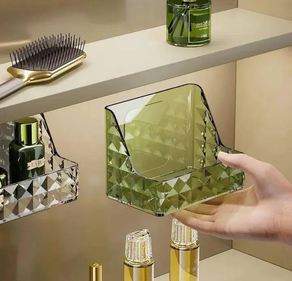 Mini Crystal Makeup Shelf