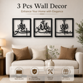 3 Frames of Tasbih-e-Fatima – Beautiful Islamic Calligraphy Wall Art