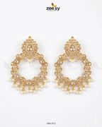 Mirabella Pearl Chandbali Earrings