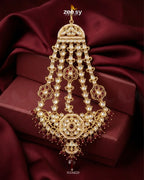Antique Center Floral Jhumar