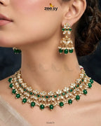 Aria Floral Kundan Necklace Set