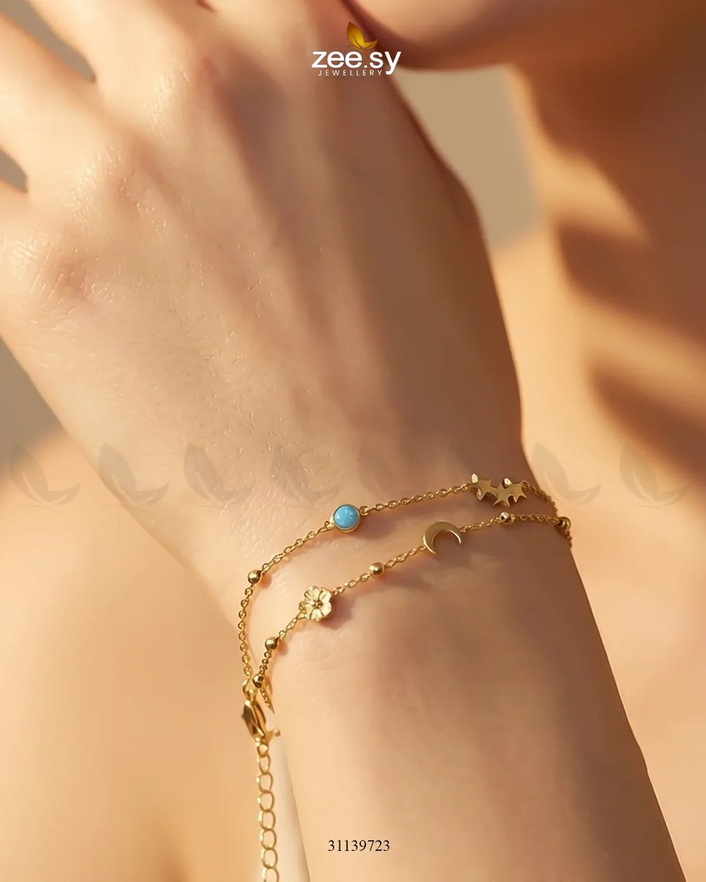 Celestial Layered Minimal Delicate Bracelet