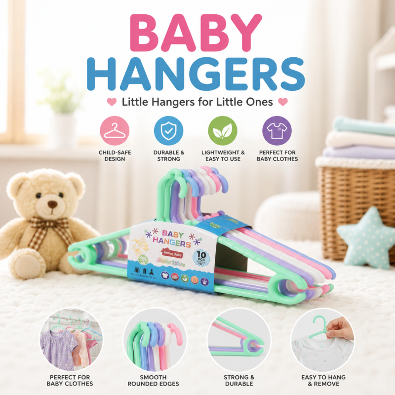 Baby rainbow hanger (pack of 6)