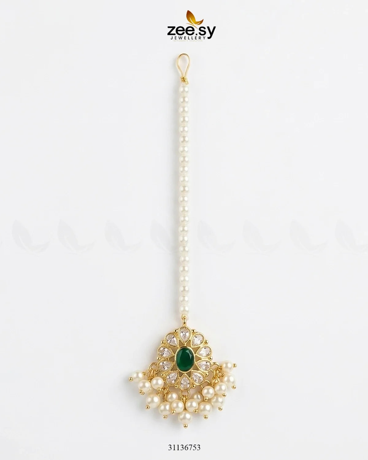 Bella Glow Faux Pearl Bindiya