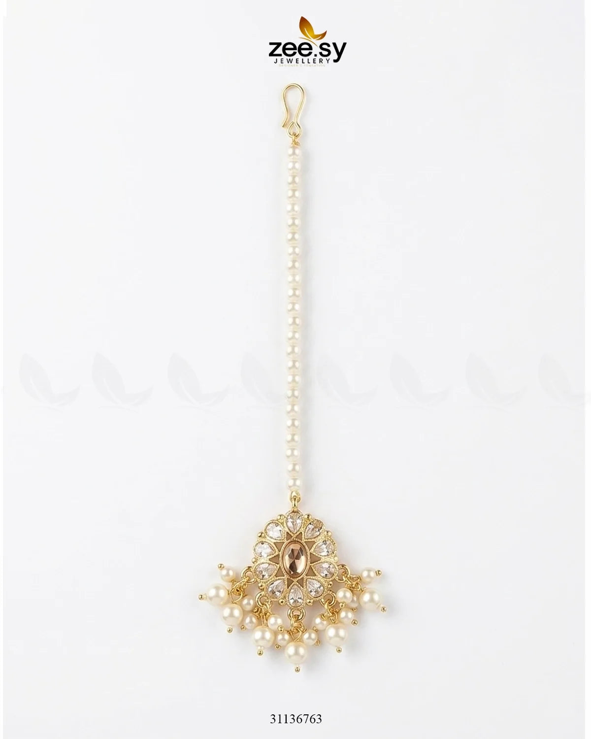 Bella Glow Faux Pearl Bindiya