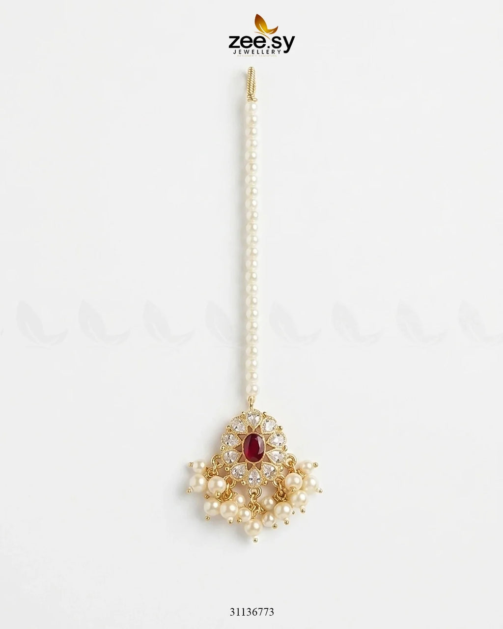Bella Glow Faux Pearl Bindiya