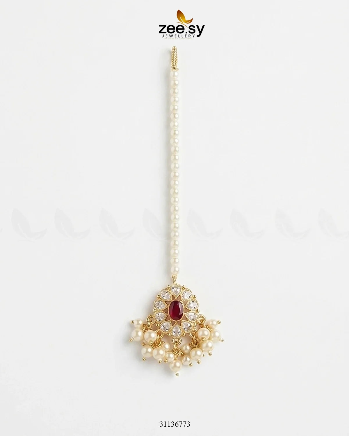 Bella Glow Faux Pearl Bindiya