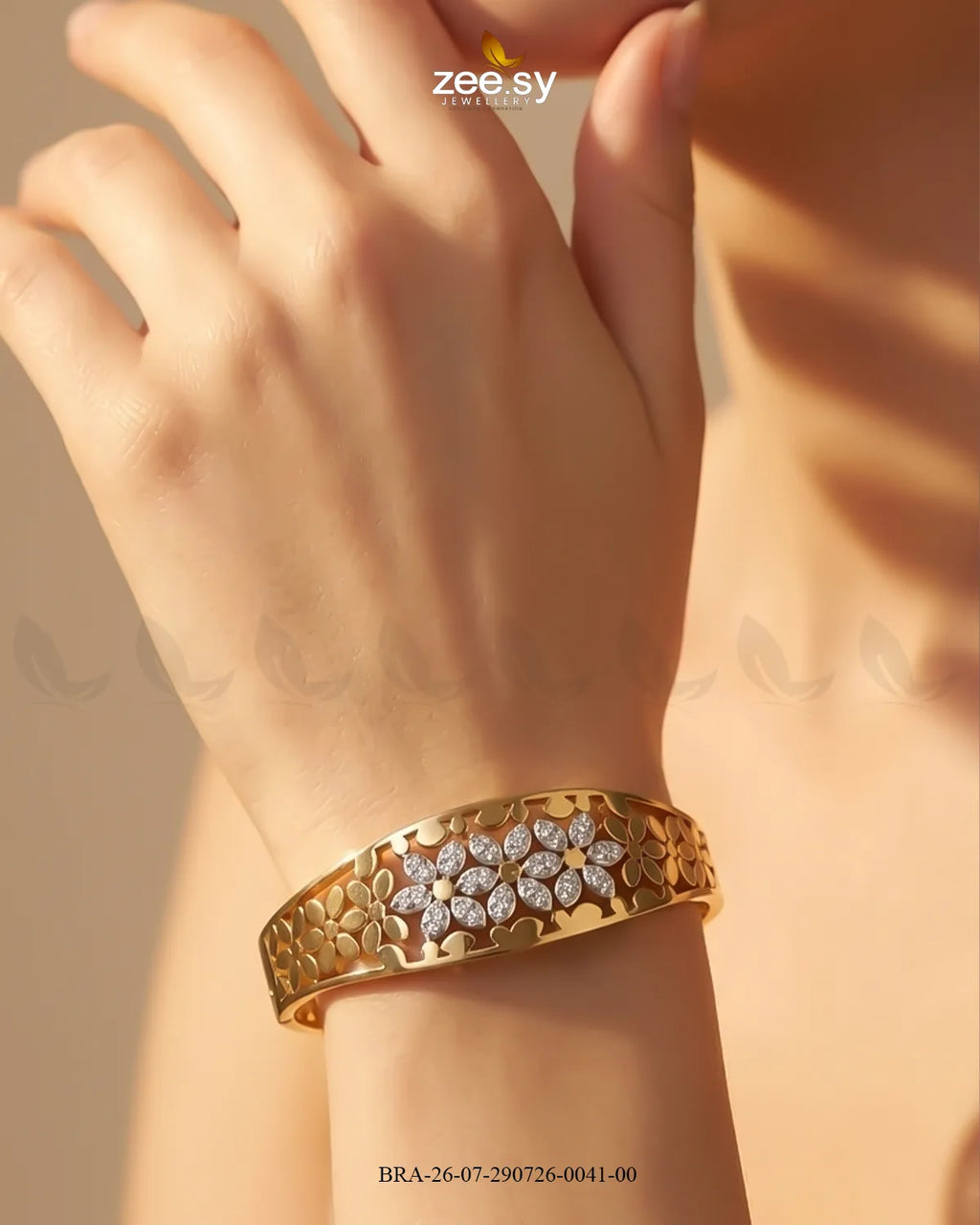Bella Petal Cluster Statement Bracelet