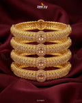 Bella Rose Leaf Bangles