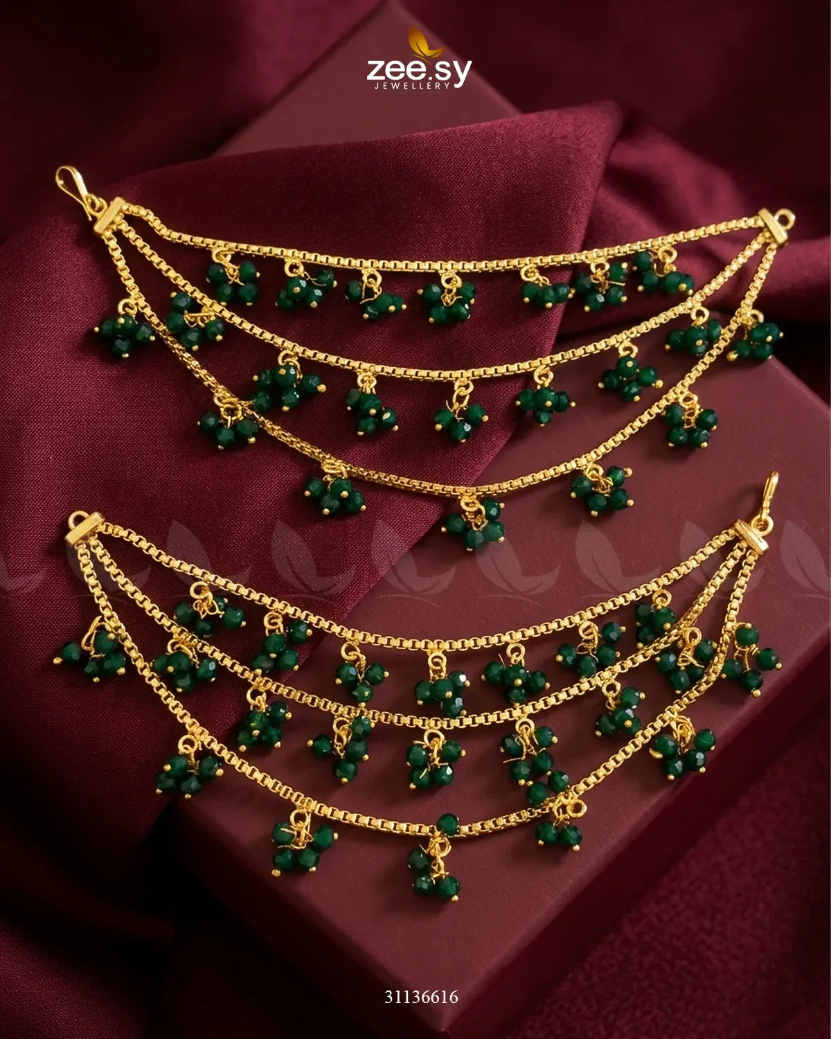 Bella Triple Layers Earring Sahara