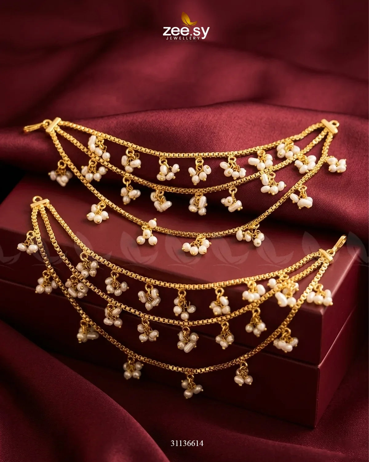 Bella Triple Layers Earring Sahara