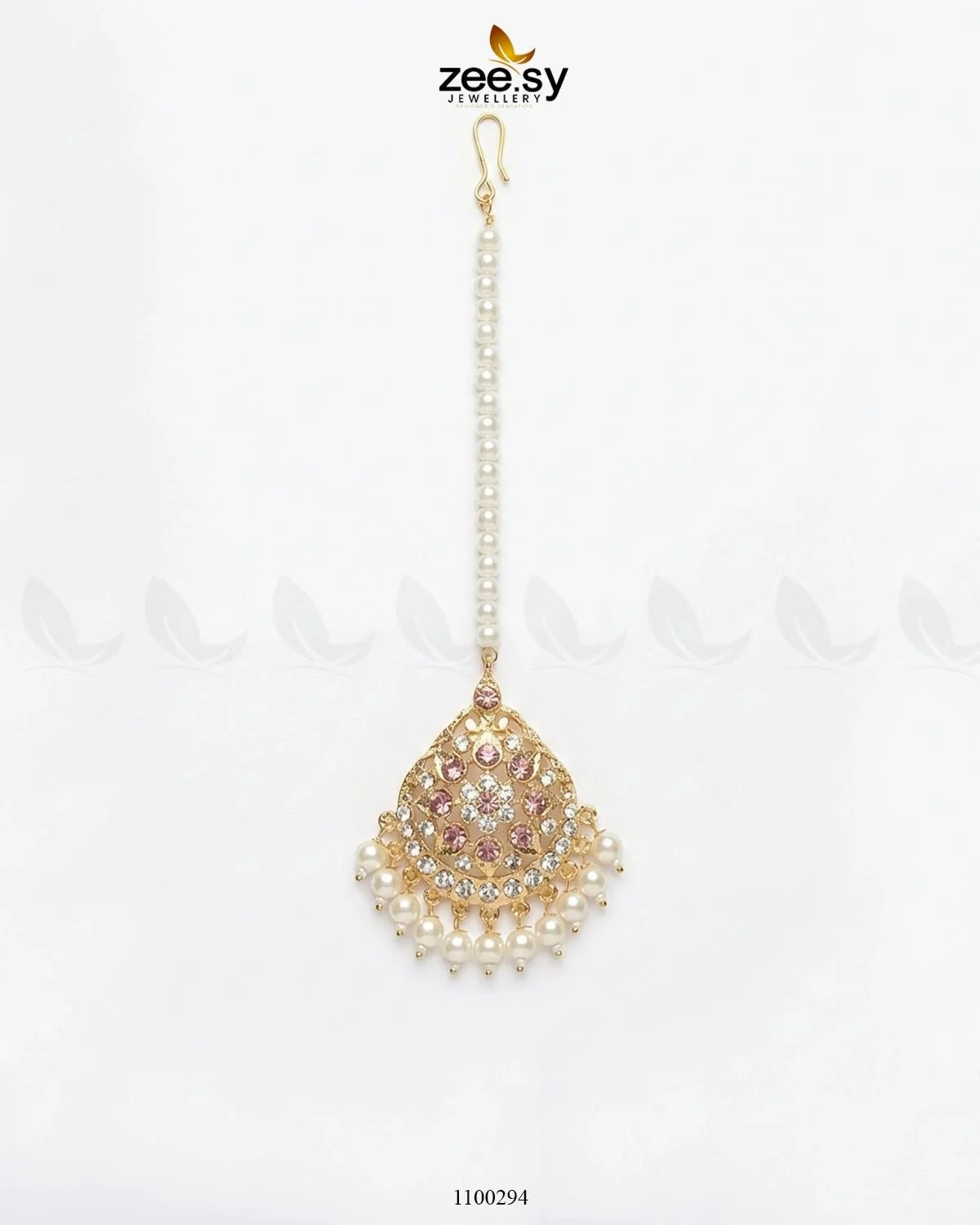 Shaahi Gulnaar Pearl drop Bindiya