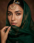 Shaahi Gulnaar Pearl drop Bindiya