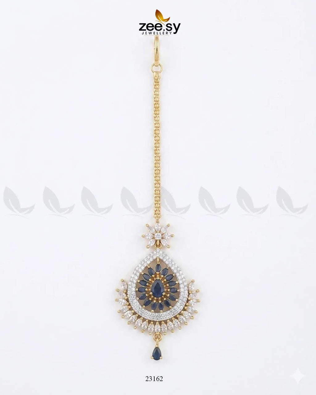 Leaf Pave Ziconia Bindiya