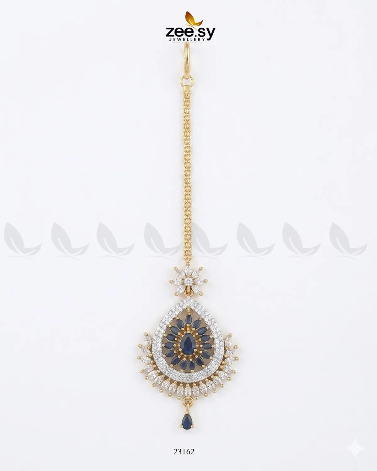 Leaf Pave Ziconia Bindiya
