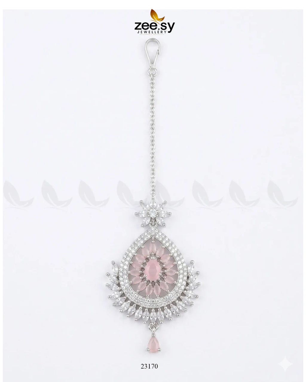 Leaf Pave Ziconia Bindiya