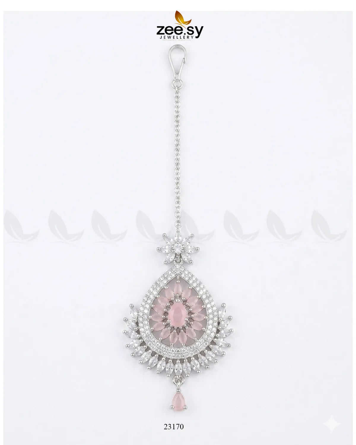 Leaf Pave Ziconia Bindiya