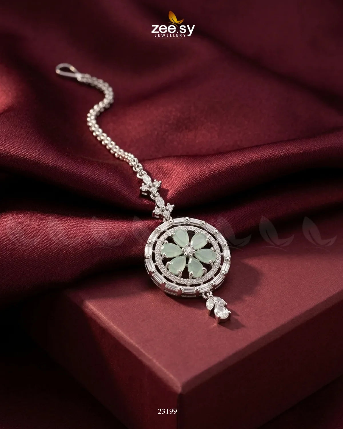Tulip Wheel Crystal Bindiya