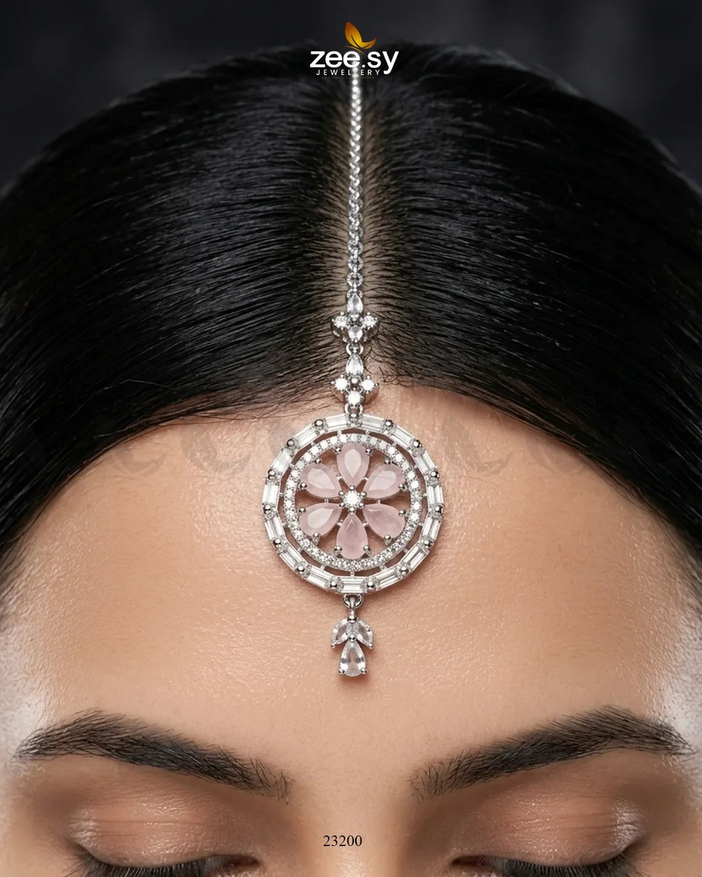 Tulip Wheel Crystal Bindiya