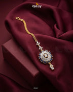 Azure Sunburst Zirconia Bindiya