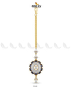 Azure Sunburst Zirconia Bindiya