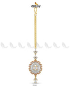 Azure Sunburst Zirconia Bindiya