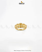 Blush Champagne Radiance Gemstone Ring