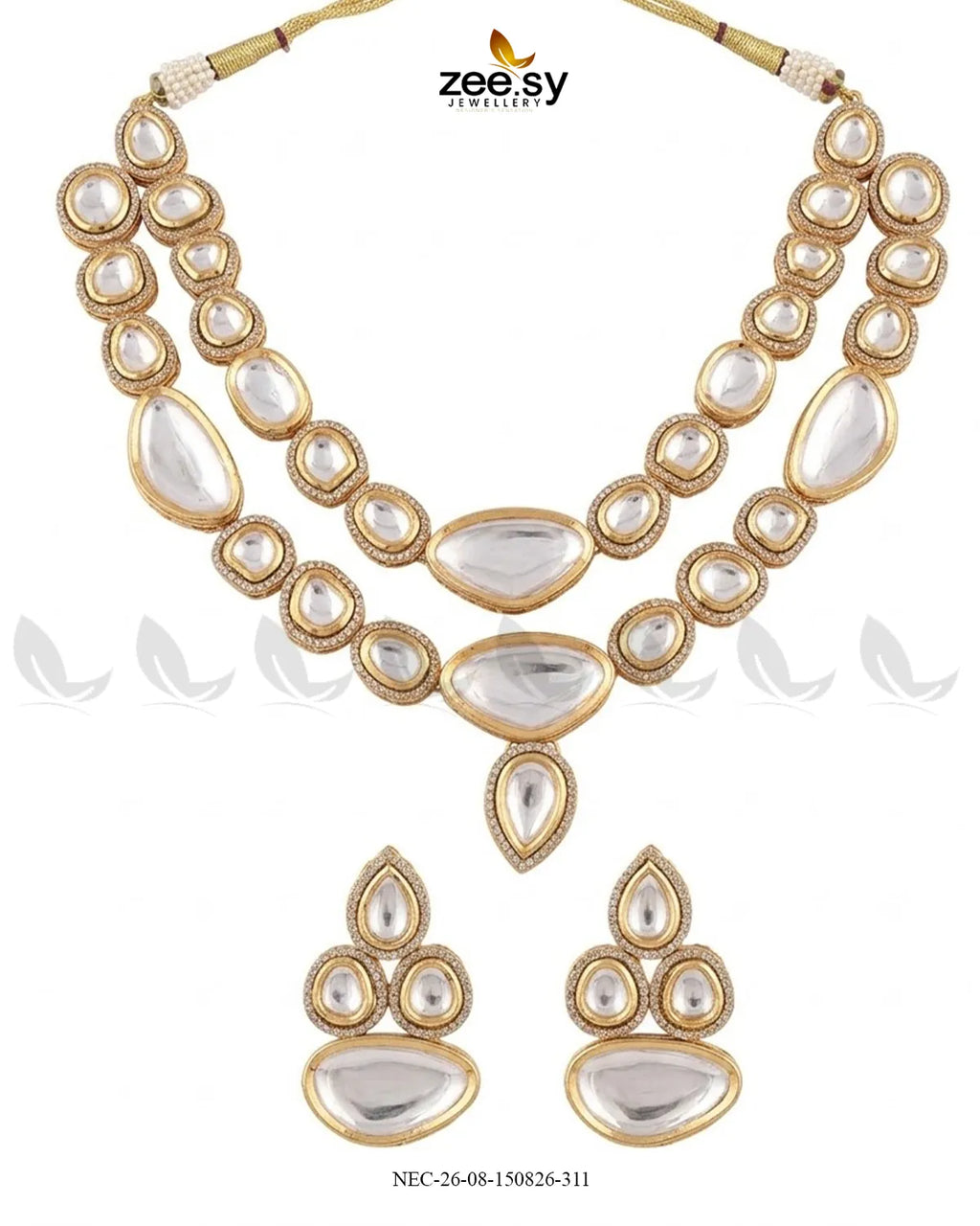 Celeste Traditional Polki Necklace Set