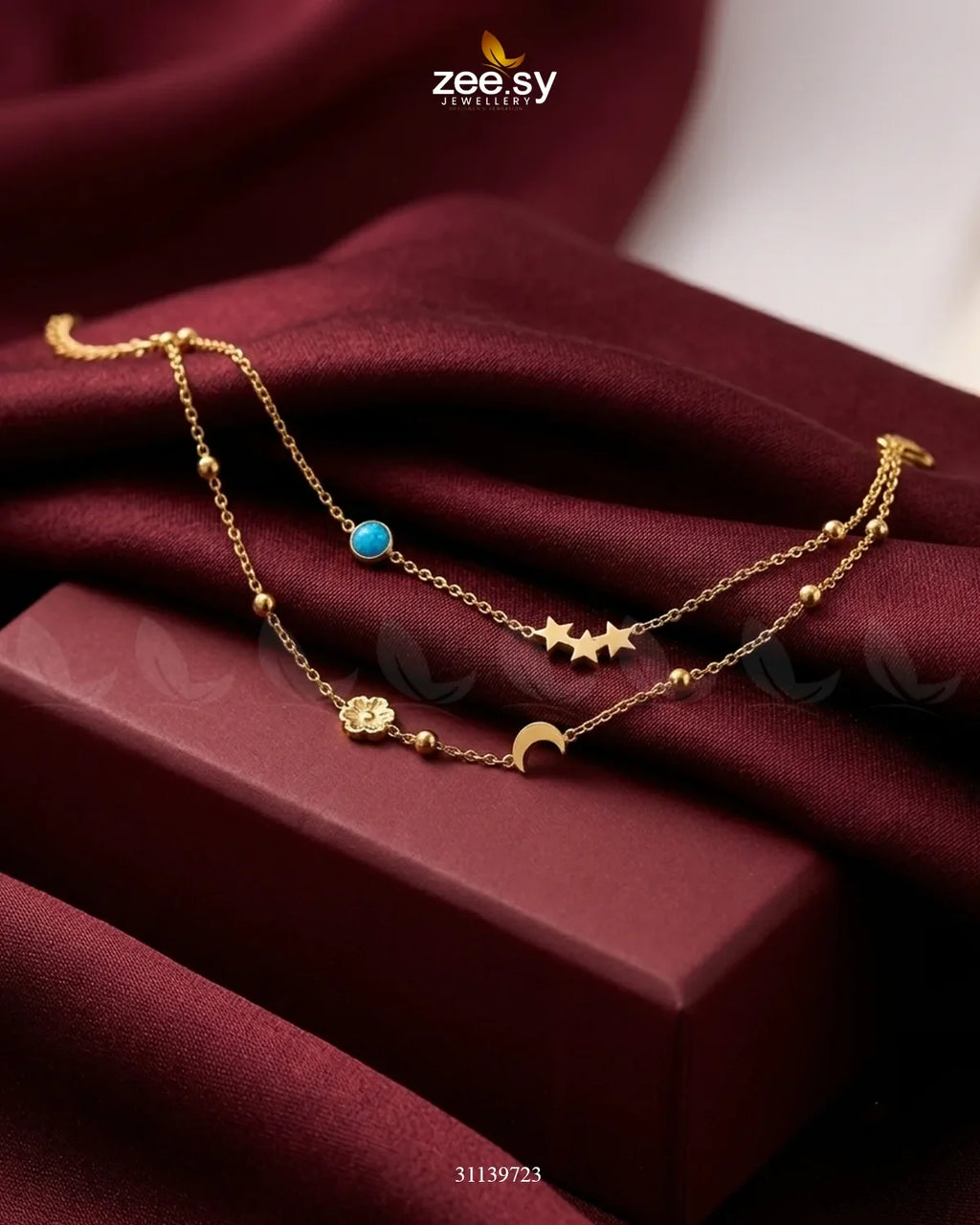 Celestial Layered Minimal Delicate Bracelet