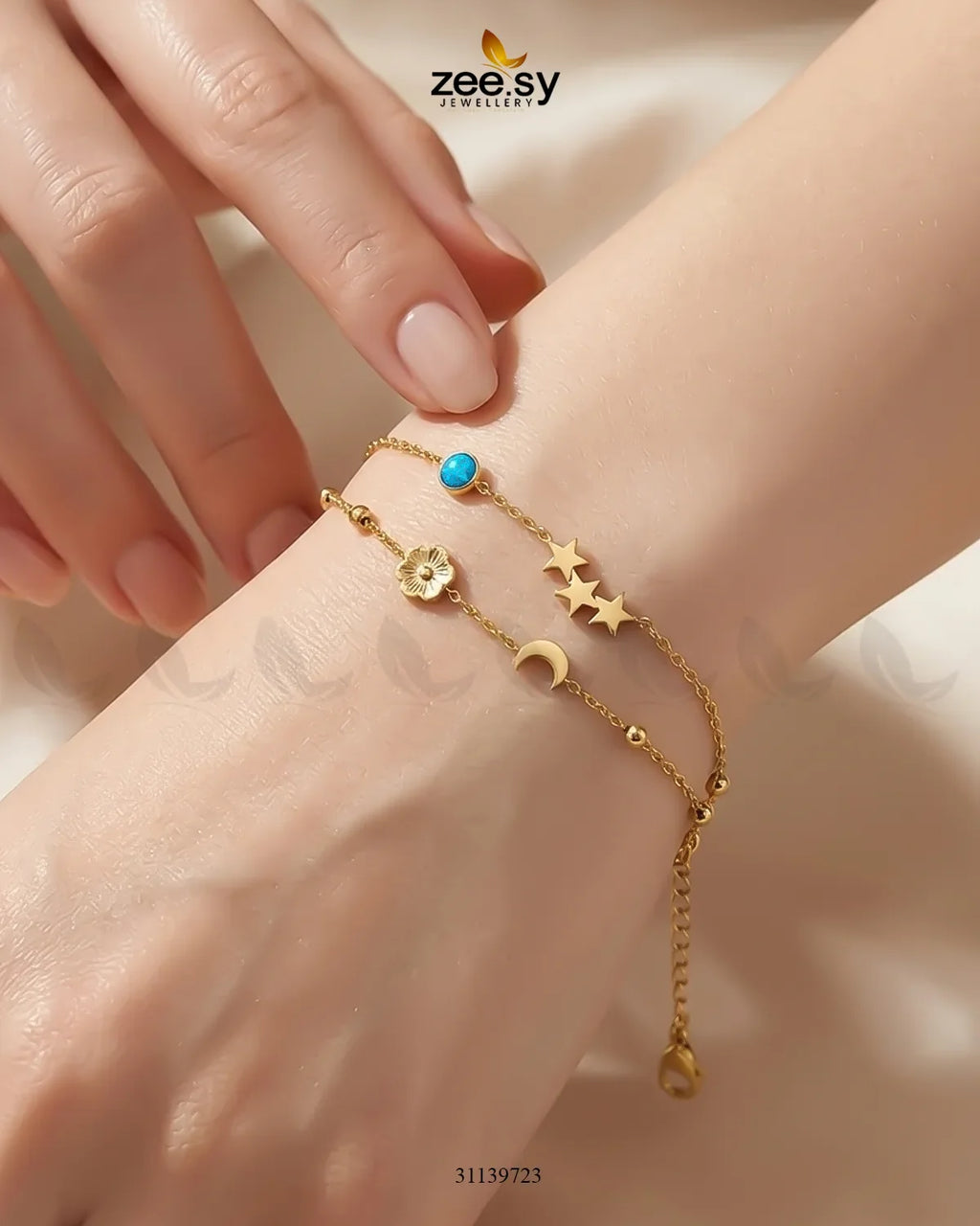 Celestial Layered Minimal Delicate Bracelet