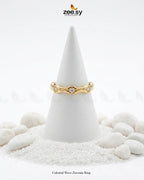 Celestial Wave Zirconia Ring