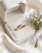 Celestial Wave Zirconia Ring