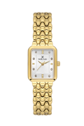 Daniel Klein Silver IP Gold Wrist Watch for Women DK.1.14158-2