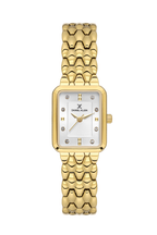 Daniel Klein Silver IP Gold Wrist Watch for Women DK.1.14158-2