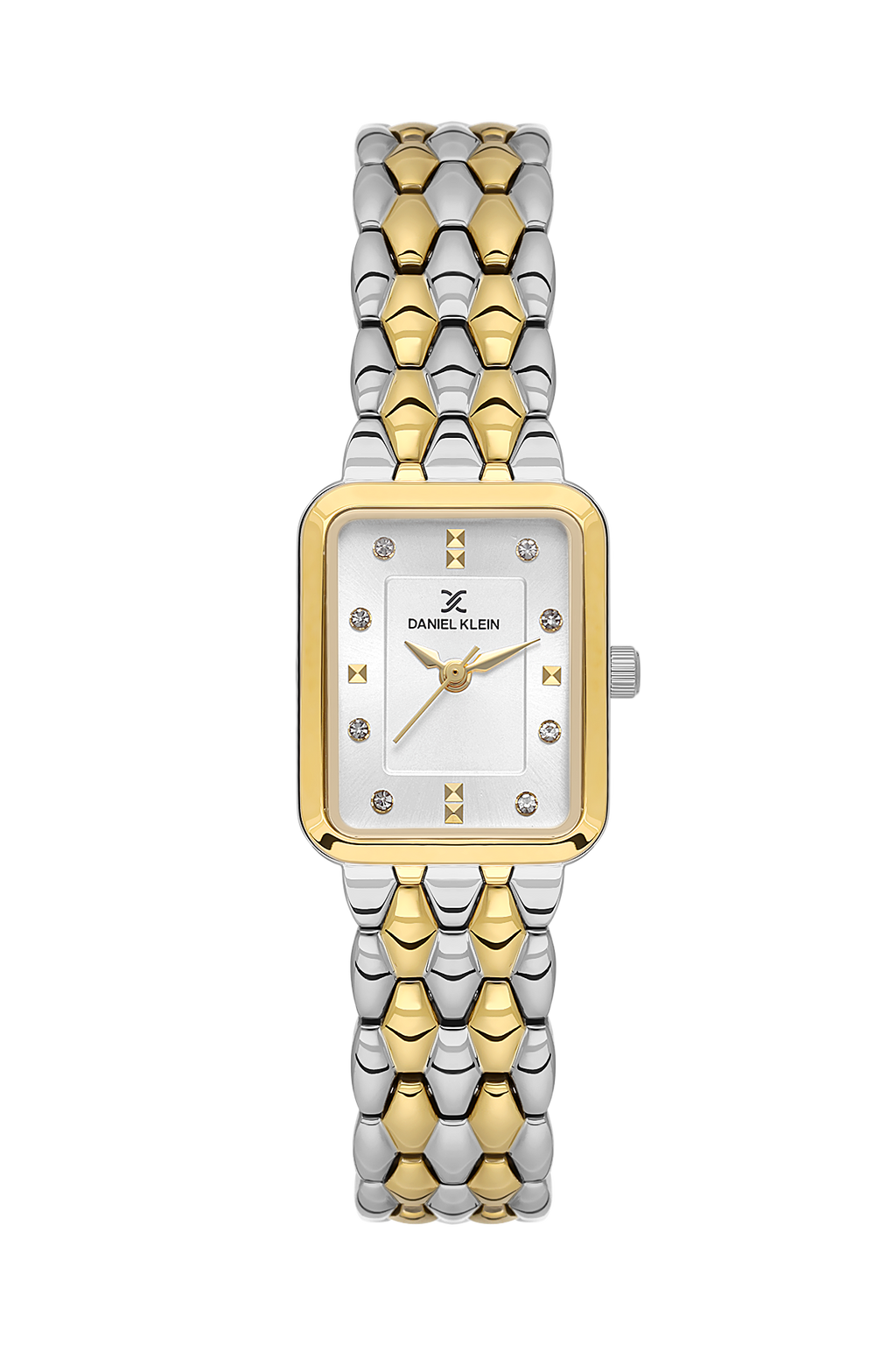 Daniel Klein Silver IP Silver/Gold Wrist Watch for Women DK.1.14158-3