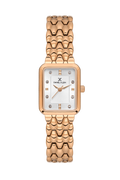 Daniel Klein L.R.Gold IP Pink R.Gold Wrist Watch for Women DK.1.14158-5