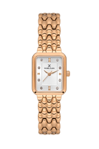 Daniel Klein L.R.Gold IP Pink R.Gold Wrist Watch for Women DK.1.14158-5