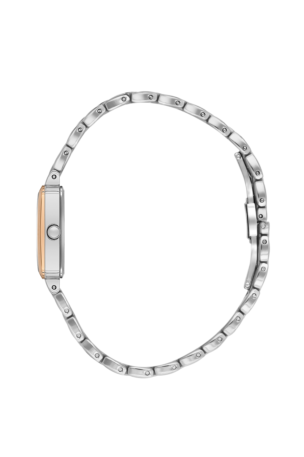 Daniel Klein Silver IP Plated Pink/Rosegold Wrist Watch for Women DK.1.14158-6