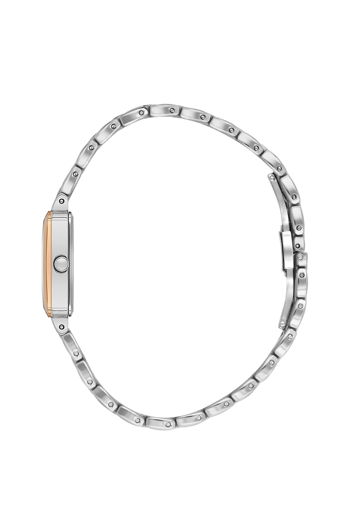 Daniel Klein Silver IP Plated Pink/Rosegold Wrist Watch for Women DK.1.14158-6