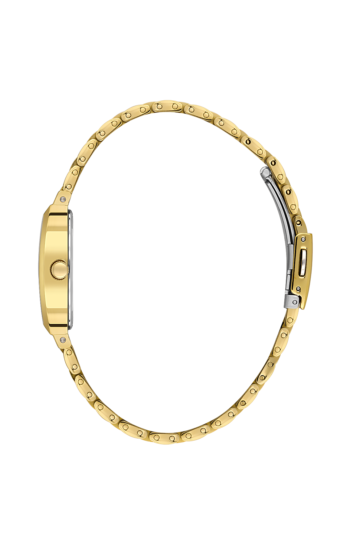 Daniel Klein Silver IP Gold Wrist Watch for Women DK.1.14165-2