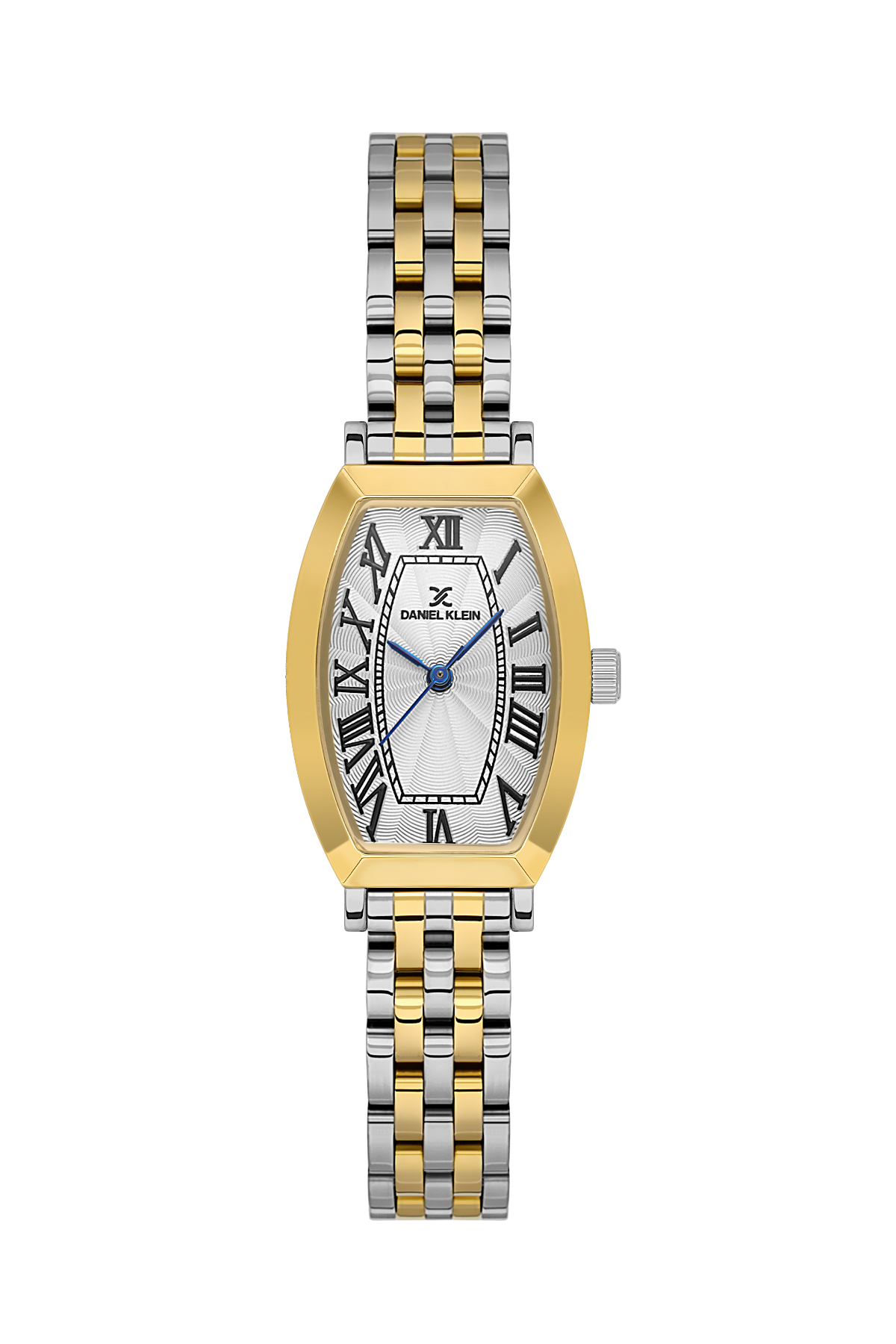 Daniel Klein Silver IP Silver/Gold Wrist Watch for Women DK.1.14165-4