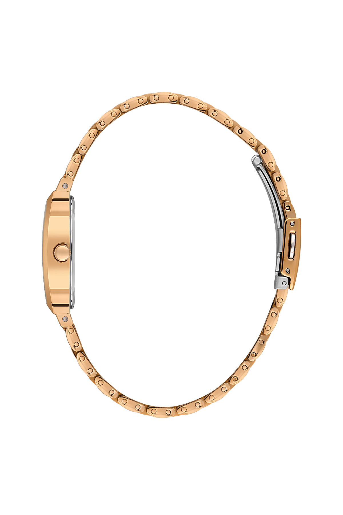 Daniel Klein Silver IP Rosegold Wrist Watch for Women DK.1.14165-5