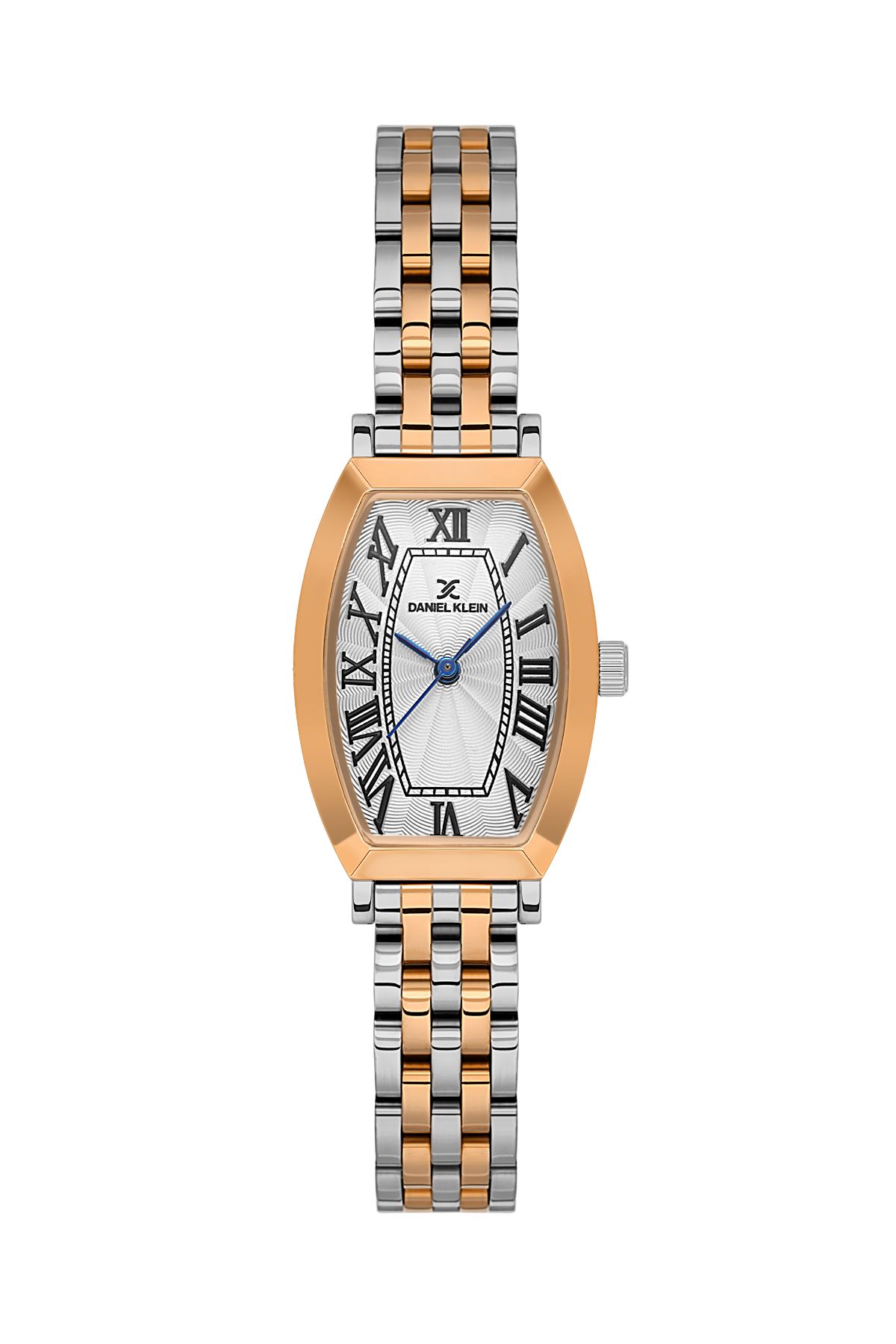 Daniel Klein Silver Pink Rosegold Wrist Watch for Women DK.1.14165-6