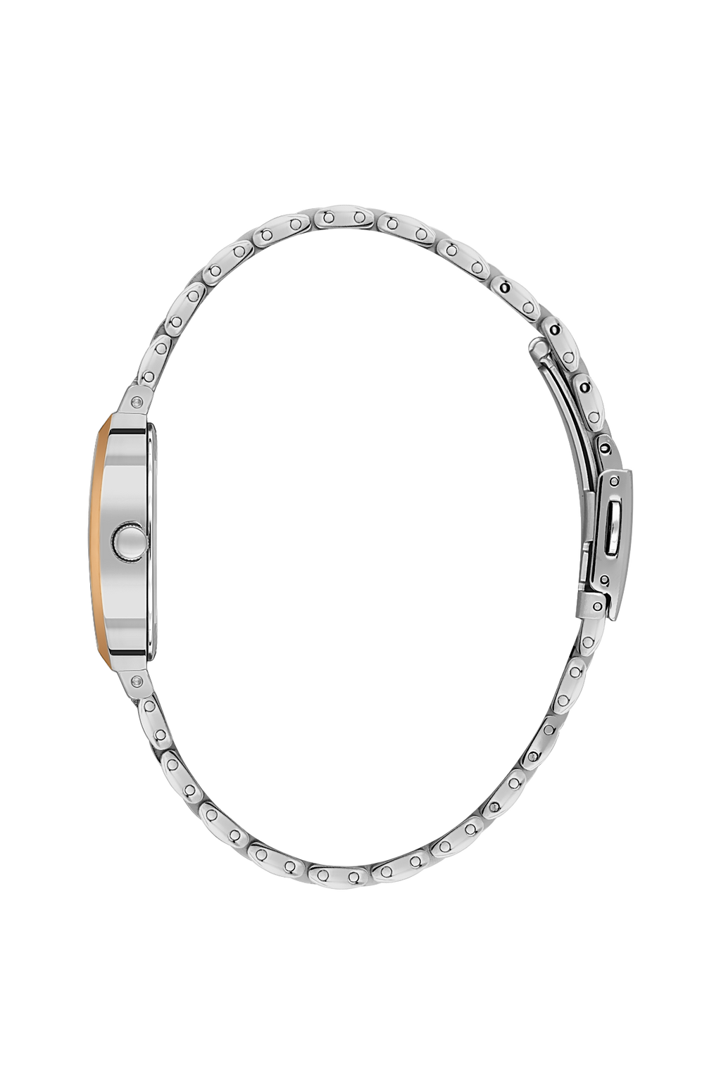 Daniel Klein Silver Pink Rosegold Wrist Watch for Women DK.1.14165-6