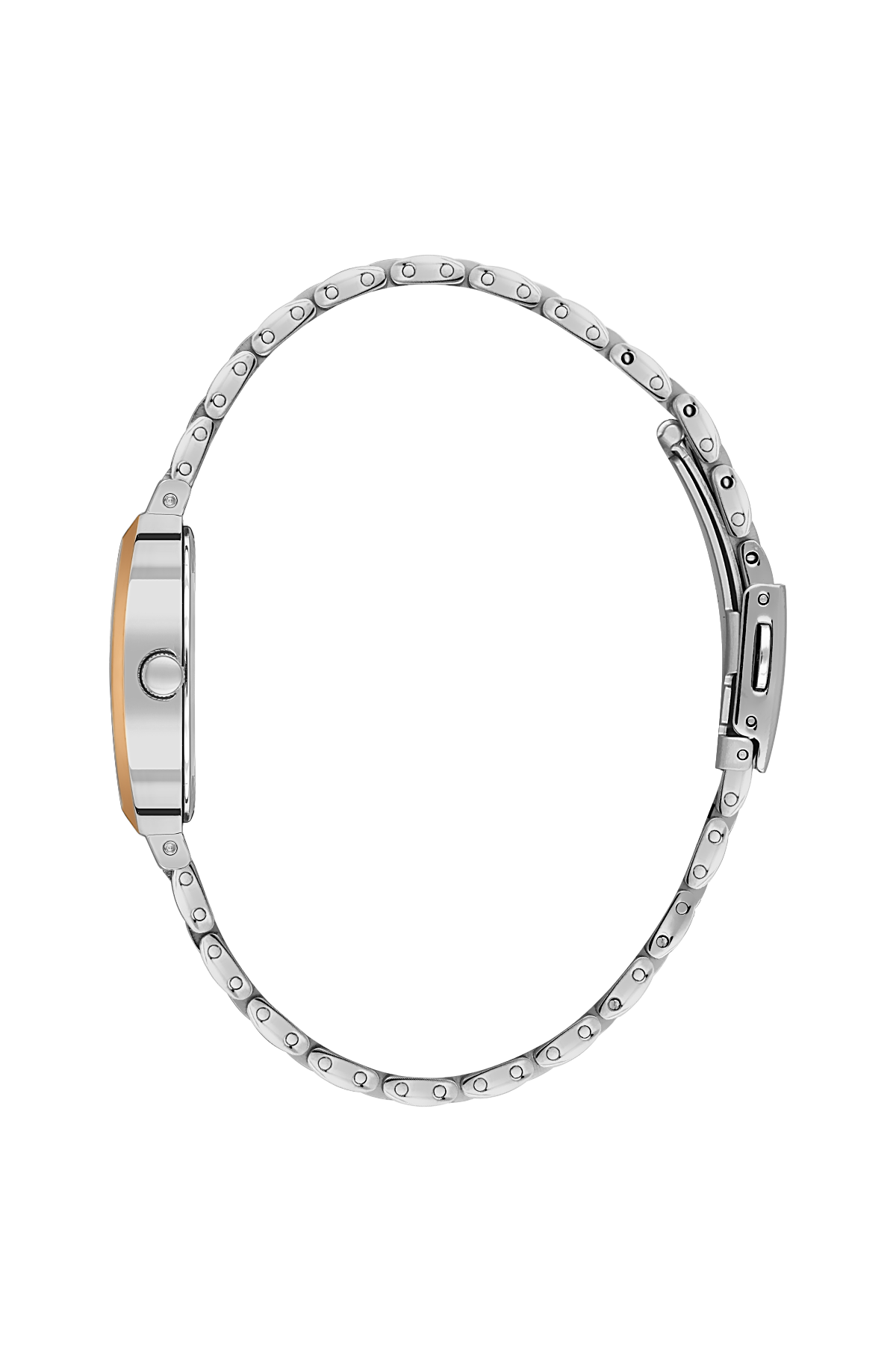 Daniel Klein Silver Pink Rosegold Wrist Watch for Women DK.1.14165-6