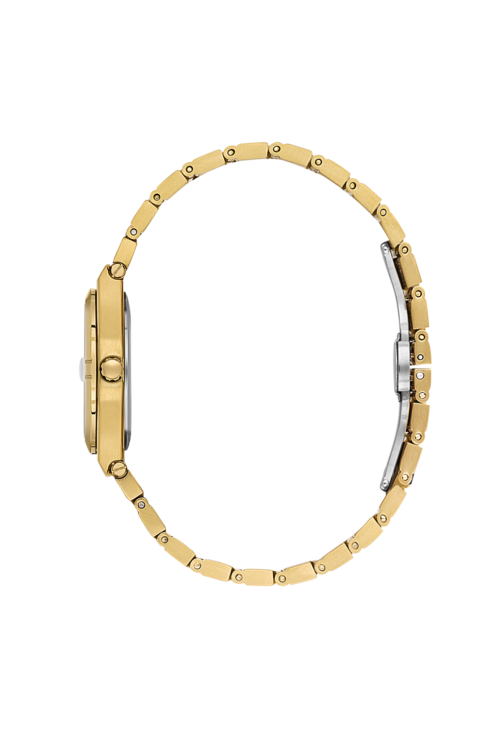Daniel Klein Silver IP Gold Date Wrist Watch for Women DK.1.14170-3