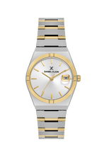 Daniel Klein Silver IP Silver/Gold Wrist Watch for Women DK.1.14170-4