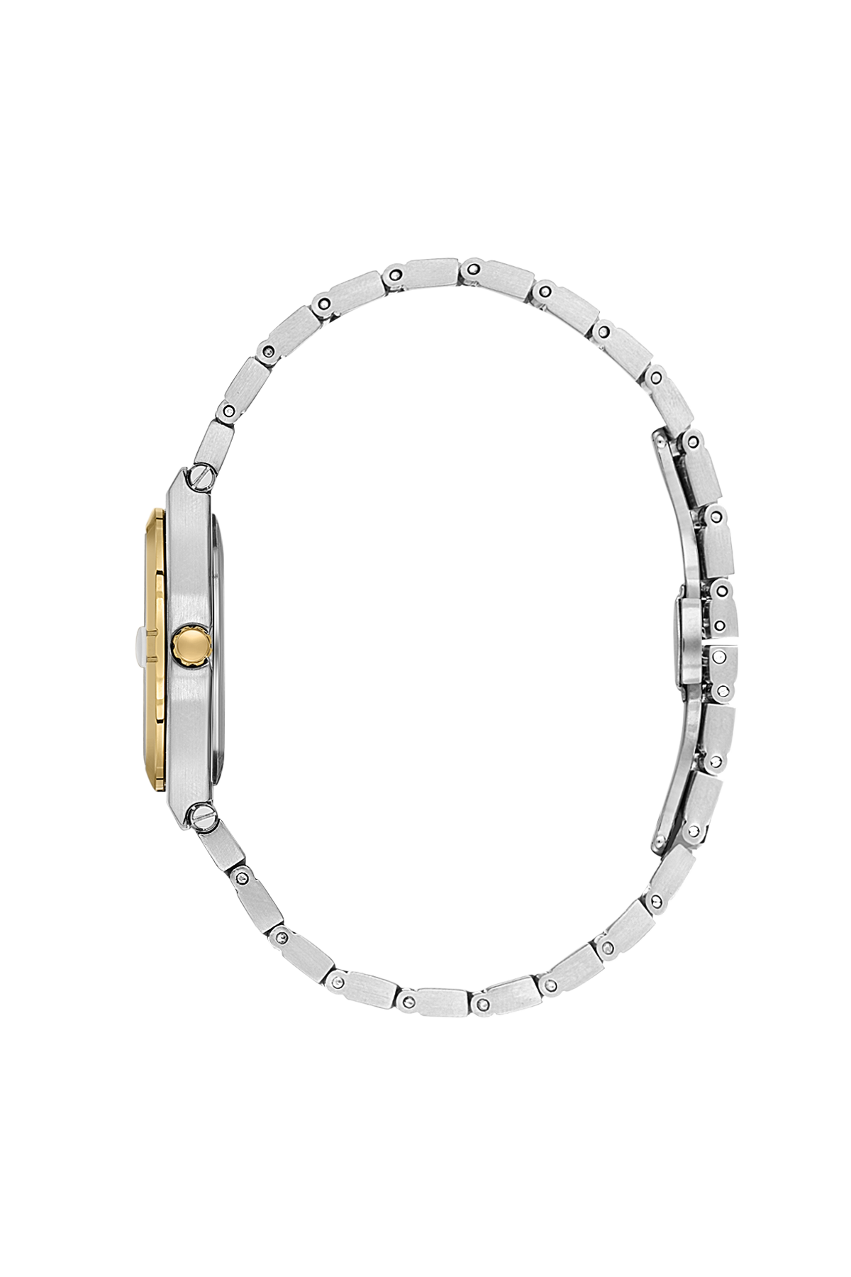 Daniel Klein Silver IP Silver/Gold Wrist Watch for Women DK.1.14170-4
